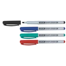Stylex Folienschreiber 4 Stück Blau/Schwarz/Rot/Grün