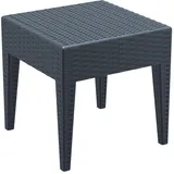 CLP Miami Beistelltisch 45 x 45 cm dunkelgrau