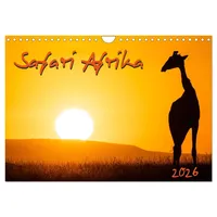 Calvendo Safari Afrika (Wandkalender 2026 DIN A4 quer), CALVENDO