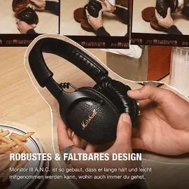 Marshall Monitor III A.N.C. Black Over-ear-Kopfhörer