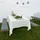 Dune Design Bankauflage 220 x 25 x 2 cm grau 2 St.