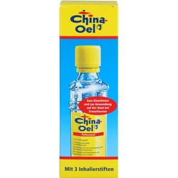 China-Oel, Inhalator, mit 3 Inhalatoren Pfefferminzöl, 100 ml ätherisches Öl