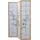 Homestyle4u Paravent Braun, 132x175 cm 264