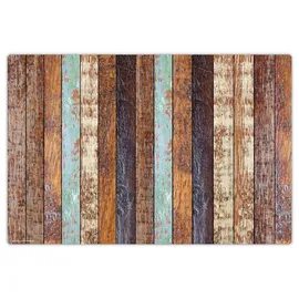 cover-your-desk.de Schreibtischunterlage" Holzoptik gestreift" in Braun (L)60 x (B)40 | Gr.: onesize