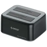 ORICO for 2.5" / ́/3.5 HDD / SSD, 5Gbps, USB-A to USB-B with cloning function Black