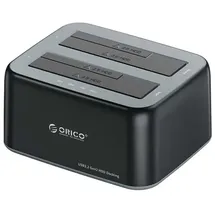 ORICO for 2.5" / ́/3.5 HDD / SSD, 5Gbps, USB-A to USB-B with cloning function Black