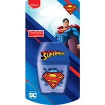 Maped - Anspitzer SUPERMAN SHAKER, 1 Stiftgröße, Auffangdose