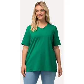 Ulla Popken Shirt in smaragd | Gr.: 46-48