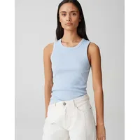 Opus Tanktop mit gerippten Abschlüssen Modell ILESSO Hellblau, 38