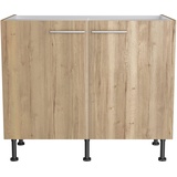 OPTIFIT Spülenschrank Klara Breite 100 cm beige
