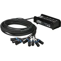 DAP AUDIO DAP-Audio CobraX 8 StageSnake Multicore XLR 10m