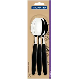 Tramontina IPANEMA Löffel Set 3-tlg. Speiselöffel Esslöffel Edelstahl Kunststoff