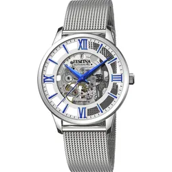 Festina Automatik Herren Automatik F20534/1 - silber - 41.5mm