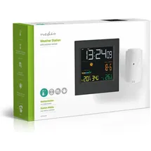 Nedis Wetterstation WEST404BK Schwarz