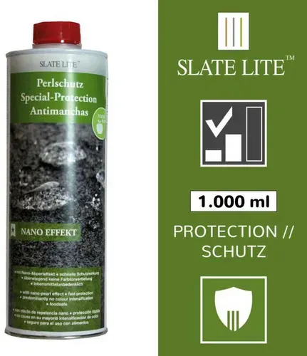 SlateLite Naturstein-Imprägnierung, 1 l, Geeignet für Naturstein