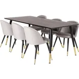 VCM Ebuy24, Essgruppe Essgruppe Dipp 61 (7-teilig) (MDF, Stahl)