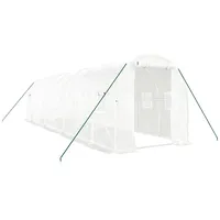 VidaXL Gewächshaus mit Stahlrahmen 16 m2 8x2x2 m