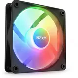 NZXT F120 RGB Core - 120mm Hub Mounted RGB Fan - 8 Individually Controllable LEDs - Semi Transparent Fan Blades - Hydrodynamic Bearing - PWM Control - CAM Software - Black