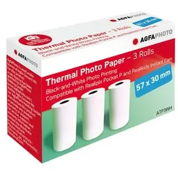 Agfaphoto ATP3WH Thermopapier 3 Rollen