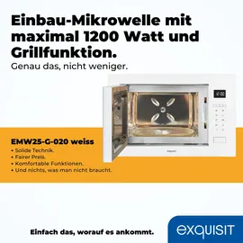 Exquisit EMW25-G-020 weiß