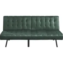 Atlantic Home Collection 2-Sitzer "Pierre", grün, B:180cm H:82cm T:86cm, ATLANTIC HOME COLLECTION, Sofas, Schlafsofa, mit 3-stufiger Rasterfunktion, mit Wellenunterfederung