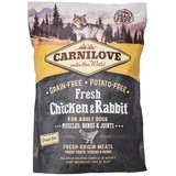 CARNILOVE Adult Fresh Chicken & Rabbit Hundetrockenfutter 1,5 kg Huhn, Kaninchen