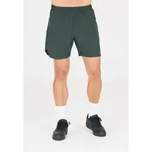 Virtus Shorts "Spier", Herren, Gr. L, US-Größen, grün (dunkelgrün), 90% Polyester, 10% Elasthan, unifarben, kurz, Hosen Shorts, mit feuchtigkeitsregulierenden Eigenschaften