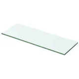 vidaXL Wandregal 50 x 12 x 0,8 cm Transparent