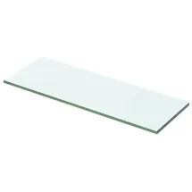 vidaXL Wandregal 50 x 12 x 0,8 cm Transparent