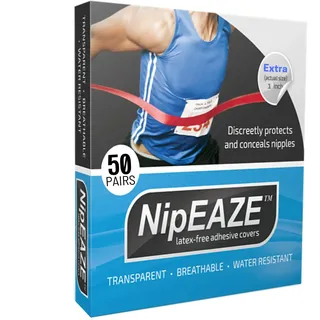 Nipeaze Brustwarzenschutz, Brustschutz für Läufer, durchsichtig, 60 pairs