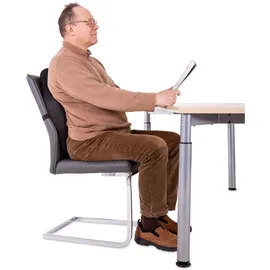 aktivshop Eloneo Rückenkissen 43 x 53 cm Grau