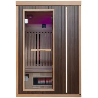Dewello Infrarotkabine Infrarotsauna MELVILLE 130cm x 105cm