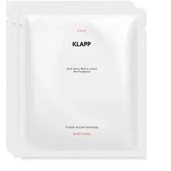 KLAPP Cosmetics Balance Aloe Vera Sheet Mask 3Stk