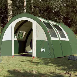 Campingzelt 4 Personen Grün 483x340x193 cm 185T Taft