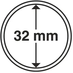 Münzkapseln GRIPS 32 mm, 10er Pack