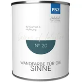 PNZ - Die Manufaktur Wandfarbe Colors of Intuition, reine Silikatfarbe, hochdeckend, große Farbtiefe blau