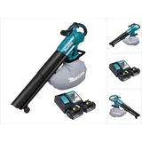 Makita DUB 187 RT2 Akku Laubbläser und Laubsauger 18 V Brushless + 2x Akku 5,0 Ah + Ladegerät