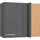 OPTIFIT Eck-Hängeschrank Ingvar420 34,6 x 85 x 70,4 cm Anthrazit