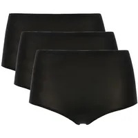 CHANTELLE Damen Taillen-Slip 3er Pack SoftStretch, nahtlos, unsichtbar, Einheitsgröße Schwarz 36-44