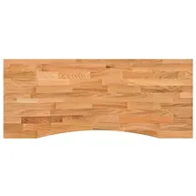 vidaXL Schreibtischplatte Hellbraun 120x50x2,5 cm Massivholz Eiche, Arbeitsplatte, Küchen Arbeitsplatte, Ersatztischplatte, Tischplatte