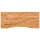vidaXL Schreibtischplatte Hellbraun 120x50x2,5 cm Massivholz Eiche, Arbeitsplatte, Küchen Arbeitsplatte, Ersatztischplatte, Tischplatte