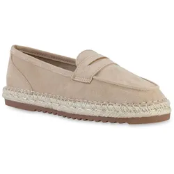 Damen Espadrilles in Beige