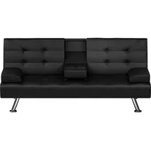 Hti-Living HTI-Living, Sofa, Klappsofa Schwarz Marwan (2.5-Sitzer)