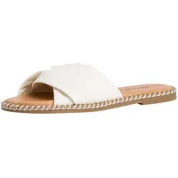 Tamaris Damen Klassische Ballerinas, Frauen Flats,Comfort Lining,TOUCHit-Fußbett,Slip-ons,klassisch elegant,Ballerinen,White,37 EU - 37 EU