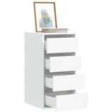 vidaXL Kommode Weiß 40x41x76 cm Holzwerkstoff