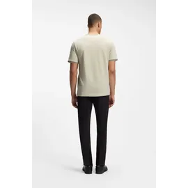 Boss Green T-Shirt BOSS GREEN "Taul Stretch-Baumwoll-Pique", Herren, Gr. 4XL, light beige275, Single Jersey, Obermaterial: 92% Baumwolle, 8% Elasthan, regular fit normal, Rundhals, Rippbündchen, Shirts T-Shirt, aus softem Stretch-Baumwoll-Piqué, Regular Fit, Kühlend