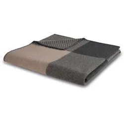 Wolldecke BIEDERLACK "Wolldecke Merino", frame mokka, B:150cm L:200cm, Wohndecken, mit 100% Merinowolle