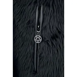 Gothicana by EMP Damen schwarze Übergangsjacke mit Schnallen XXL - schwarz - XXL