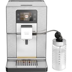 KRUPS Kaffeevollautomat „EA877D Intuition Experience+“ Kaffeevollautomaten 21 Heiß- und Kaltgetränke-Spezialitäten, geräuscharm, Farb-Touchscreen schwarz (edelstahl, schwarz) Kaffeevollautomat