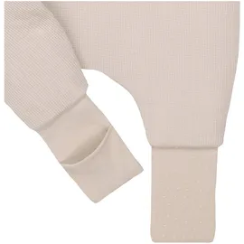 EMMA & NOAH Baby Schlafsack mit Umschlagfüßen Beige 70